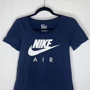 Nike air navy blue t-shirt